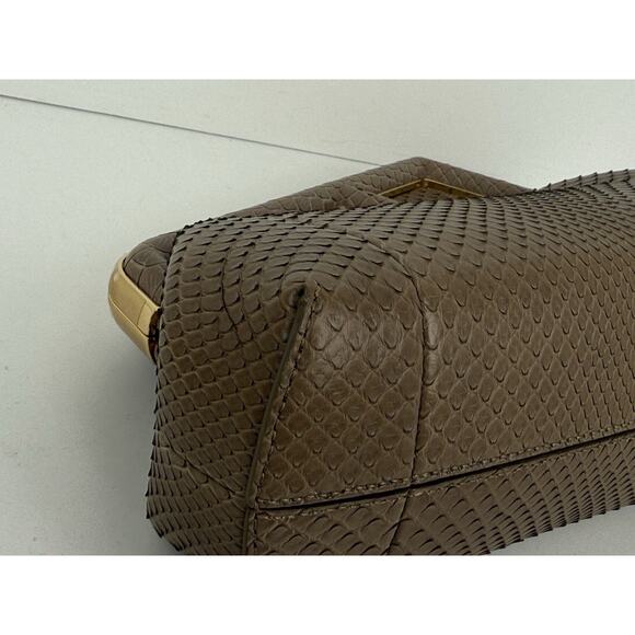 Fendi Beige Python Small First Clutch Bag - Picture 9 of 16